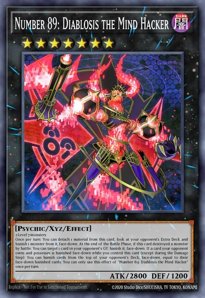 Number 89: Diablosis the Mind Hacker, Yu-Gi-Oh! Championship Series Prize Cards YCSW-EN010