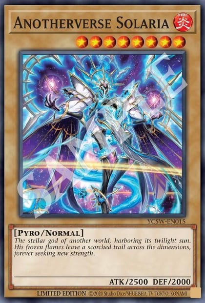 Anotherverse Solaria (SR), Yu-Gi-Oh! Championship Series Prize Cards YCSW-EN015
