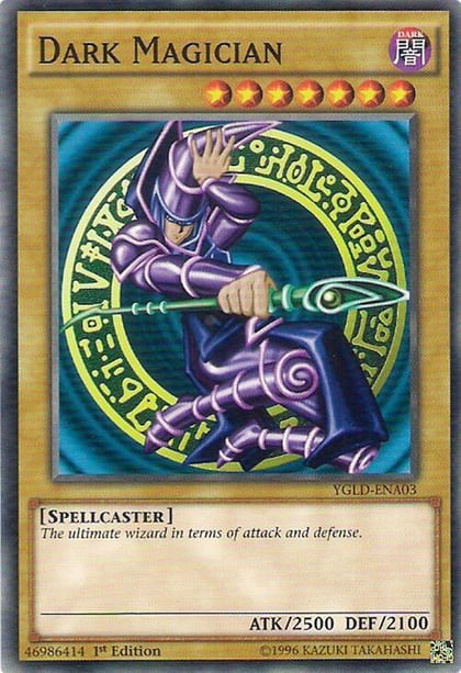 Dark Magician (A), King of Games: Yugi's Legendary Decks YGLD-ENA03