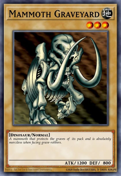 Mammoth Graveyard, King of Games: Yugi's Legendary Decks YGLD-ENA16