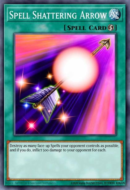 Spell Shattering Arrow, King of Games: Yugi's Legendary Decks YGLD-ENA28
