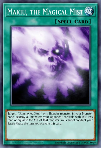 Makiu, the Magical Mist, King of Games: Yugi's Legendary Decks YGLD-ENA34