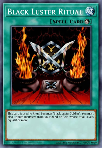 Black Luster Ritual, King of Games: Yugi's Legendary Decks YGLD-ENA36