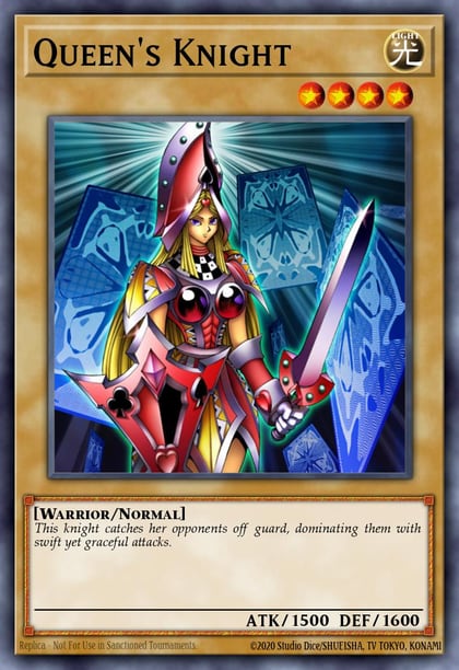 Queen's Knight (B), King of Games: Yugi's Legendary Decks YGLD-ENB07
