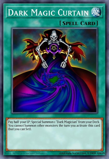 Dark Magic Curtain, King of Games: Yugi's Legendary Decks YGLD-ENB18