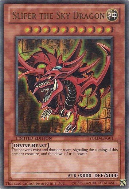 Slifer the Sky Dragon, King of Games: Yugi's Legendary Decks YGLD-ENG01