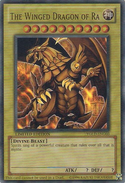 The Winged Dragon of Ra, King of Games: Yugi's Legendary Decks YGLD-ENG03