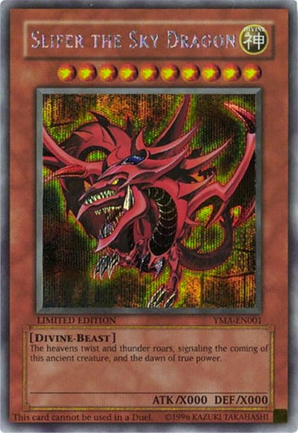 Slifer the Sky Dragon, Yu-Gi-Oh! The Movie Ani-Manga Promo YMA-EN001