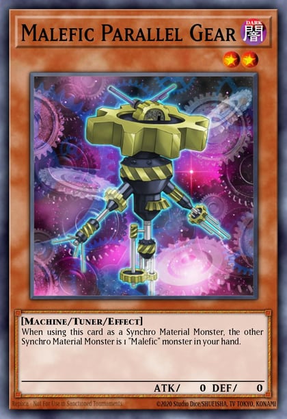 Malefic Parallel Gear, Bonds Beyond Time Movie Pack YMP1-EN003
