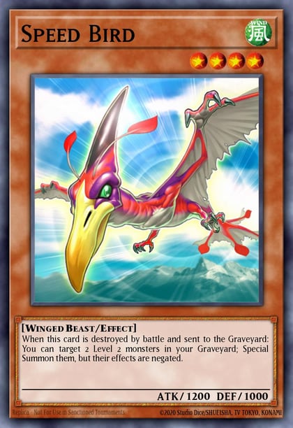 Speed Bird, Starter Deck: Dawn of the Xyz YS11-EN008