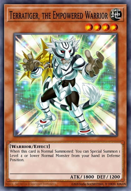 Terratiger, the Empowered Warrior, Super Starter: Space-Time Showdown YS14-EN014