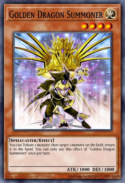 Golden Dragon Summoner, Super Starter: Space-Time Showdown YS14-EN016