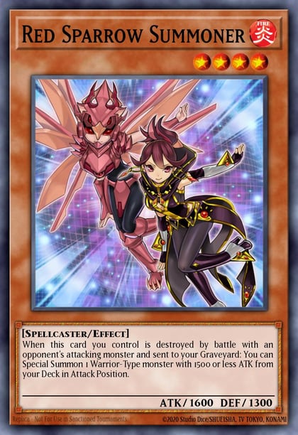 Red Sparrow Summoner, Super Starter: Space-Time Showdown YS14-EN018
