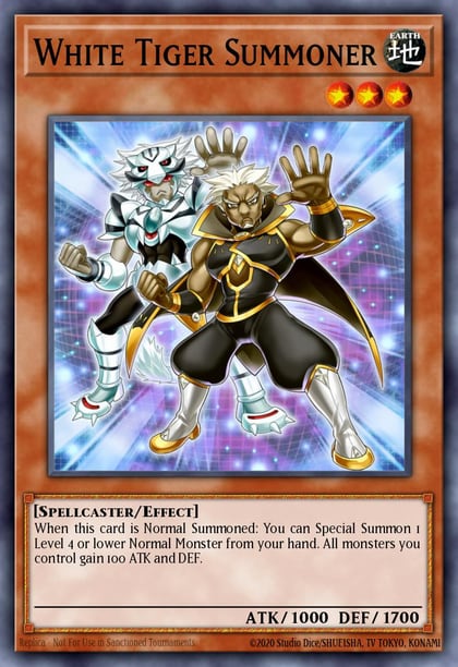White Tiger Summoner, Super Starter: Space-Time Showdown YS14-EN019