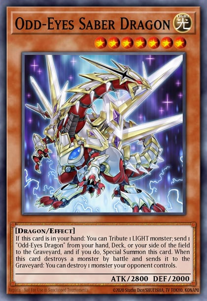 Odd-Eyes Saber Dragon, Starter Deck: Saber Force YS15-ENF00