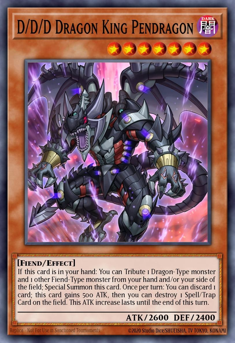 D/D/D Dragon King Pendragon, Starter Deck: Dark Legion YS15-ENL00