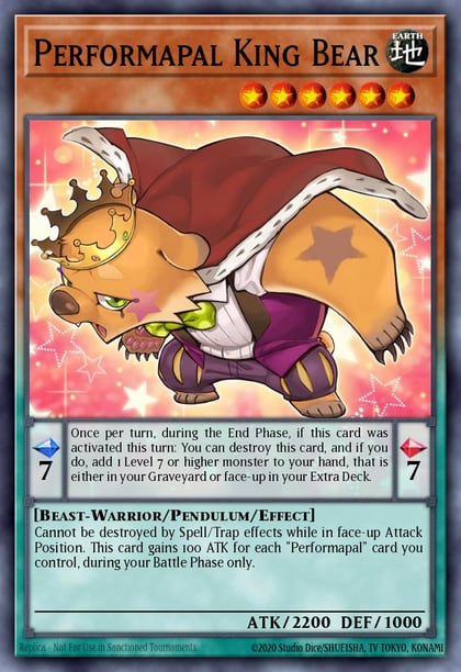 Performapal King Bear, Starter Deck: Yuya YS16-EN002