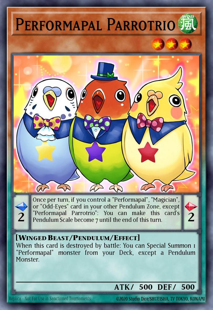 Performapal Parrotrio, Starter Deck: Yuya YS16-EN005