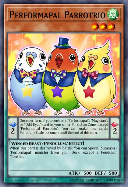 Performapal Parrotrio, Starter Deck: Yuya YS16-EN005