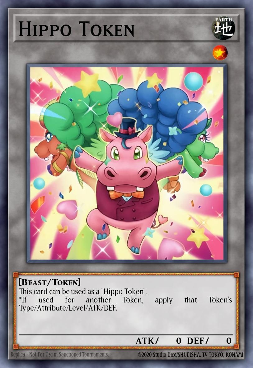 Token: Hippo (Orange), Starter Deck: Yuya YS16-ENT01