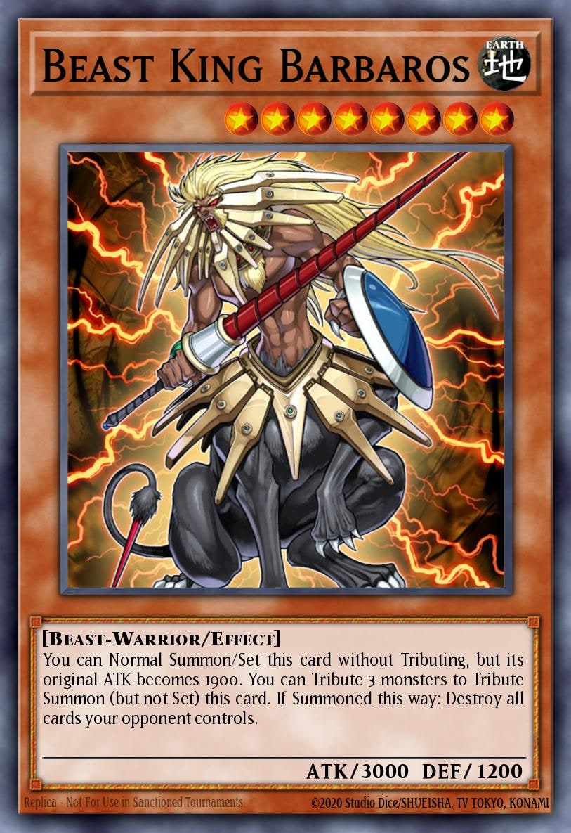 Beast King Barbaros, Starter Deck: Codebreaker YS18-EN013