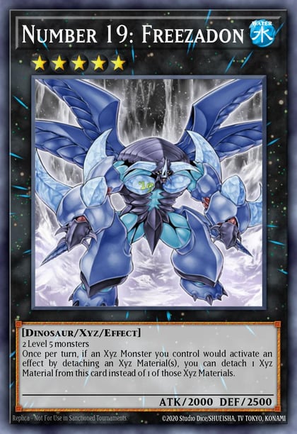 Number 19: Freezadon, 2013 Zexal Collection Tin ZTIN-EN003